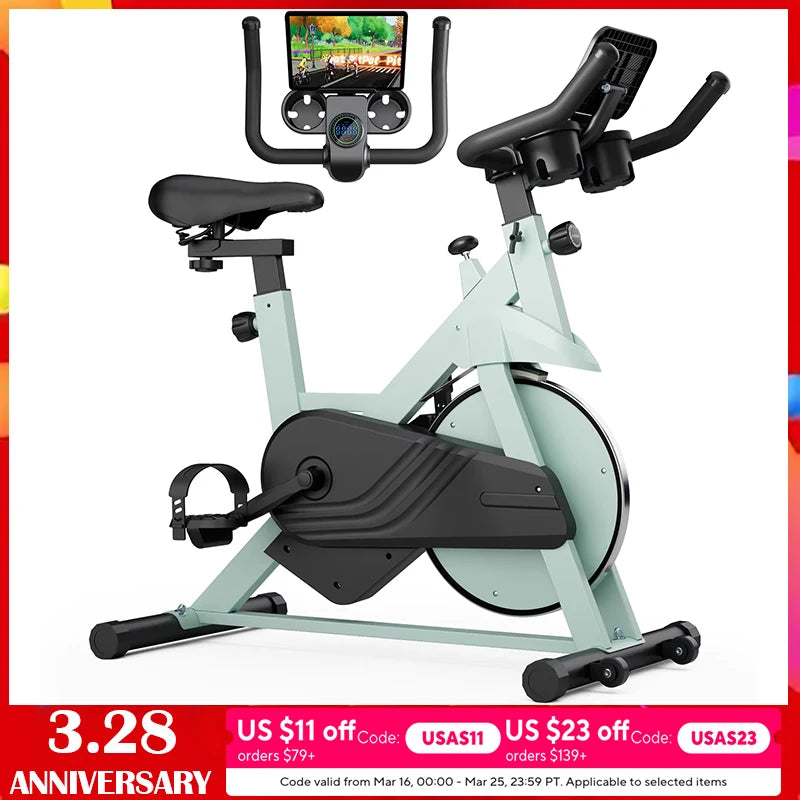 Superun Exercise Bike 32-Level Magnetic Resistance Stationary Bike