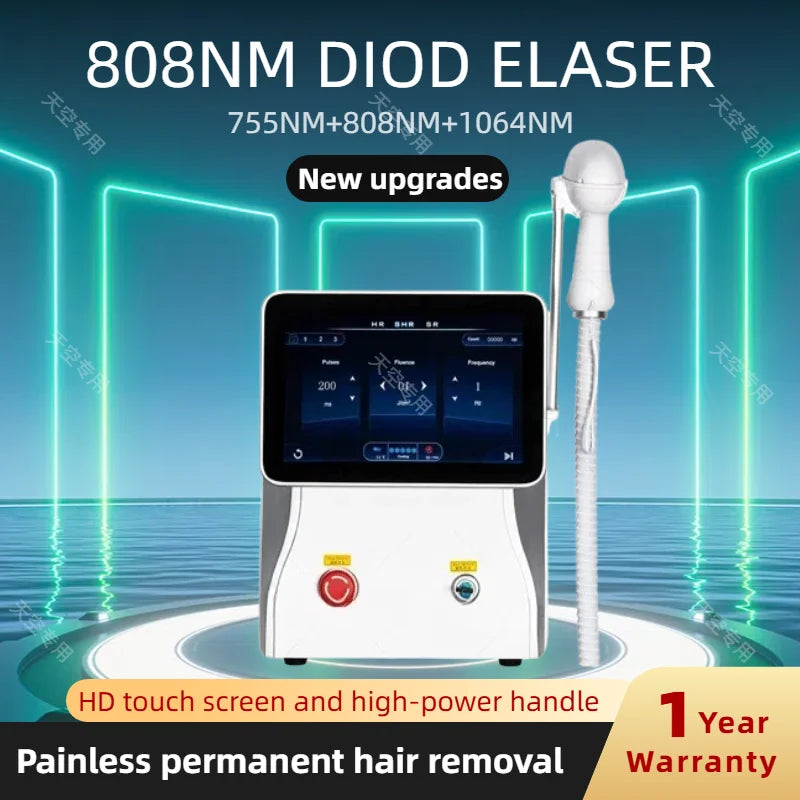 Diode Laser Hair Removal Machine 755 808 1064 Three Wavelengths